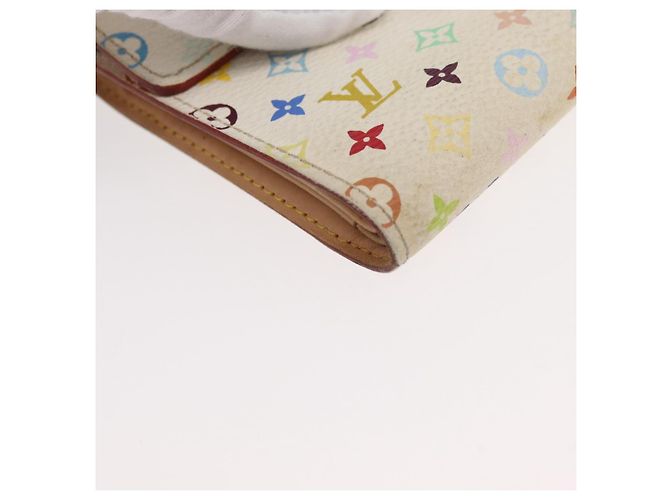 LOUIS VUITTON Portafoglio Monogram Multicolor 2 Set White LV Auth BA12677 Bianco - vista 16