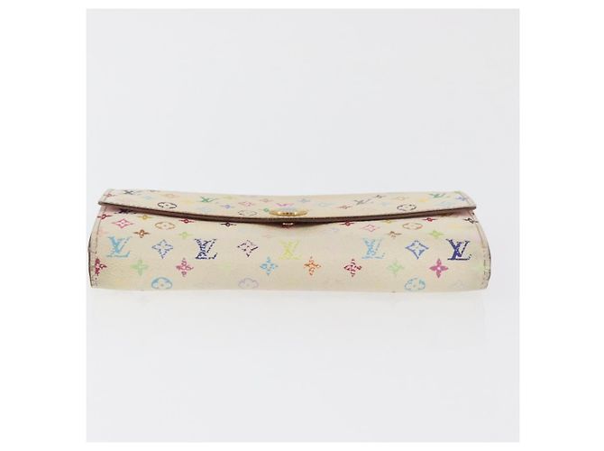 LOUIS VUITTON Portafoglio Monogram Multicolor 2 Set White LV Auth BA12677 Bianco - vista 6