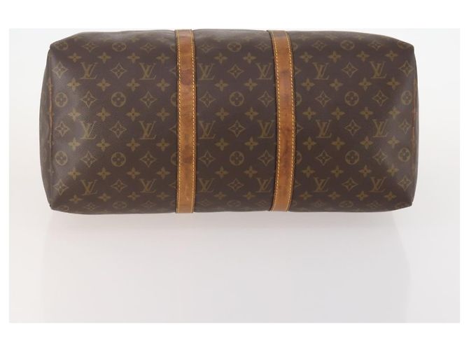 LOUIS VUITTON Borsa Boston Monogram Keepall 50 M41426 LV Auth 181189 Monogramma - vista 5