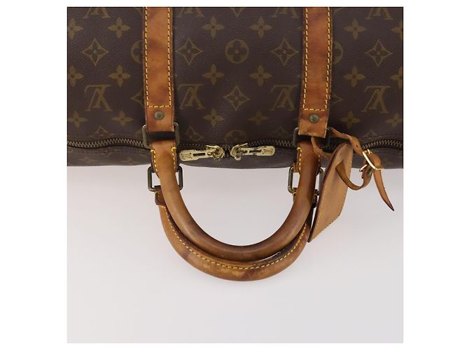 LOUIS VUITTON Borsa Boston Monogram Keepall 50 M41426 LV Auth 181189 Monogramma - vista 7