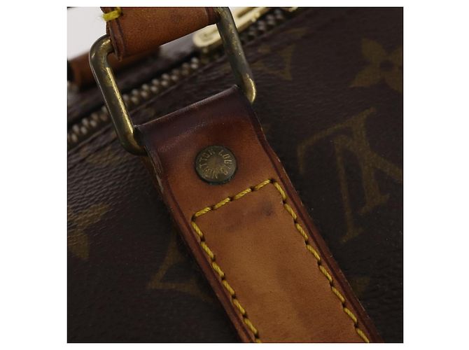LOUIS VUITTON Borsa Boston Monogram Keepall 50 M41426 LV Auth 181189 Monogramma - vista 9