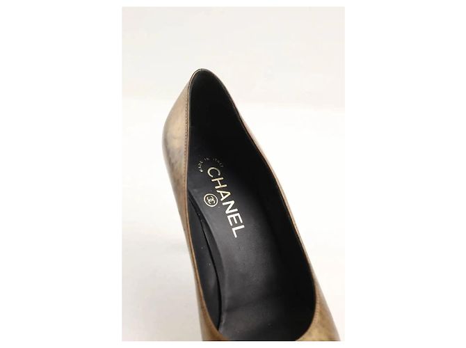 Chanel Tacchi dorati D'oro - vista 4