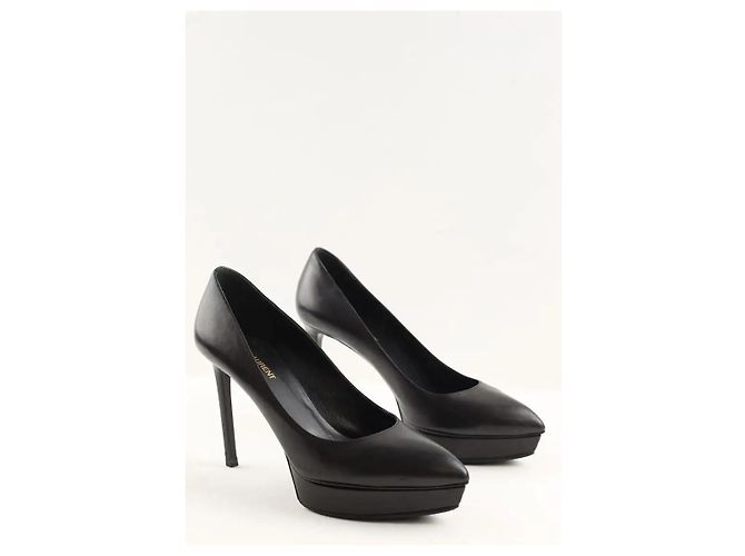 Saint Laurent Schwarze Absätze - Ansicht 3