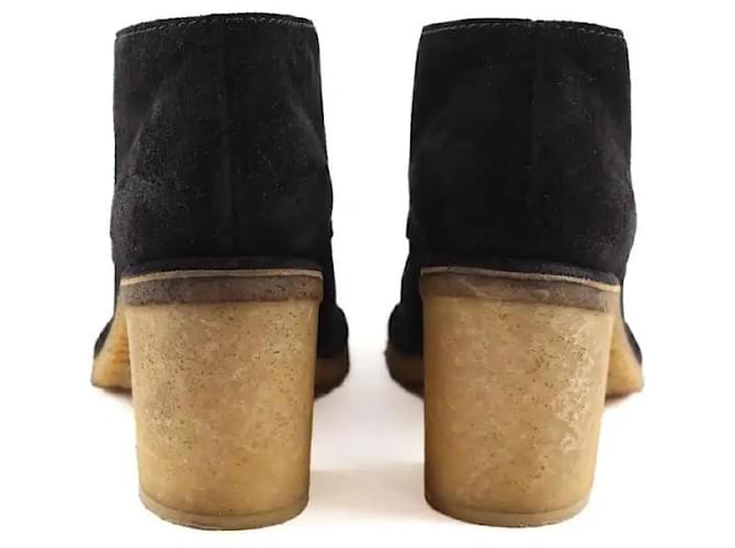 Chanel Stivaletti neri con lacci Nero - vista 2