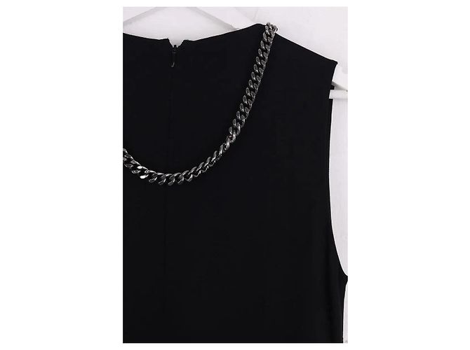 Stella Mc Cartney Stella McCartney Kleid aus schwarzer Viskose - Ansicht 4