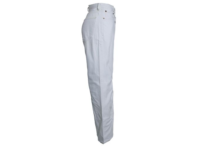 Agolde, jeans branco com entrelaçamento - vista 2
