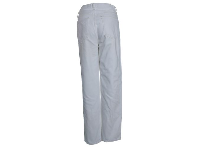 Agolde, jeans branco com entrelaçamento - vista 4