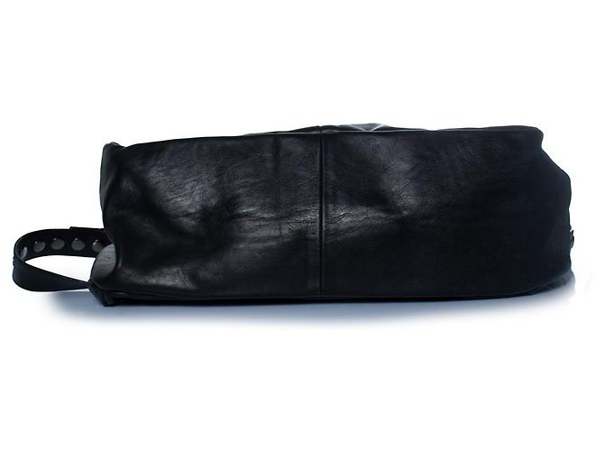 Marsèll Marsell, borsa duffle in pelle nera Nero - vista 4