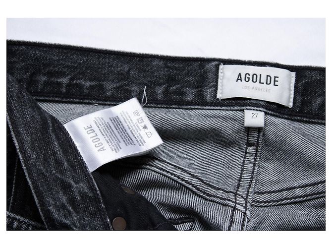 Agolde, jeans Kelly negros - vista 5