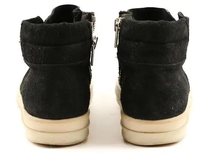 Rick Owens Schwarze Sneaker - Ansicht 2
