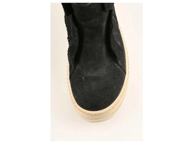 Rick Owens Schwarze Sneaker - Ansicht 4