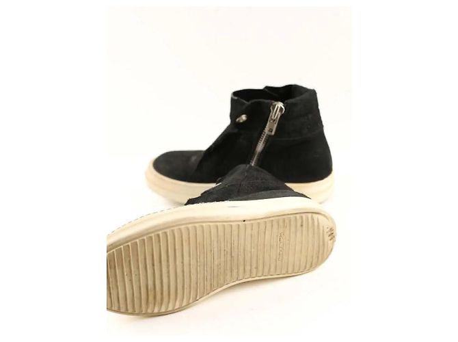 Rick Owens Schwarze Sneaker - Ansicht 6