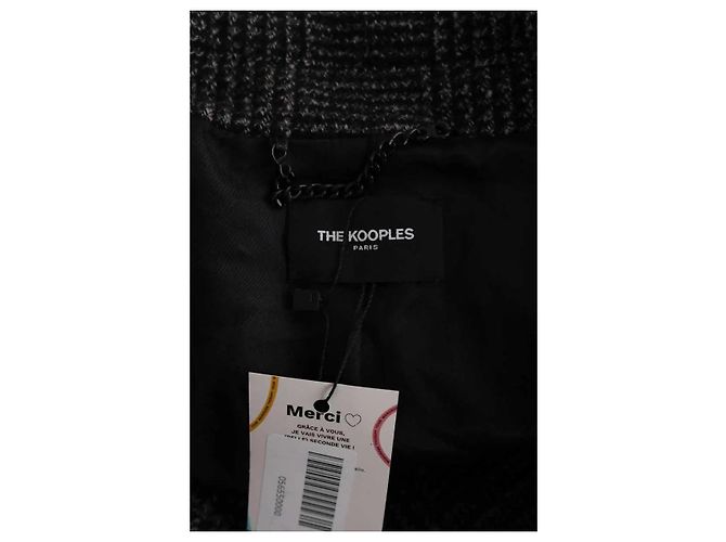 The Kooples Cappotto nero - vista 5
