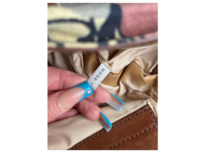 Vintage Marni Canvas Tote Bag Creme Beige - Ansicht 11