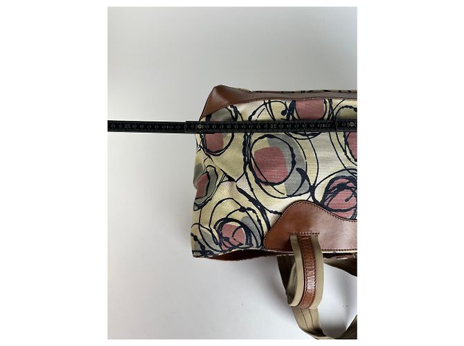 Vintage Marni Canvas Tote Bag Creme Beige - Ansicht 13