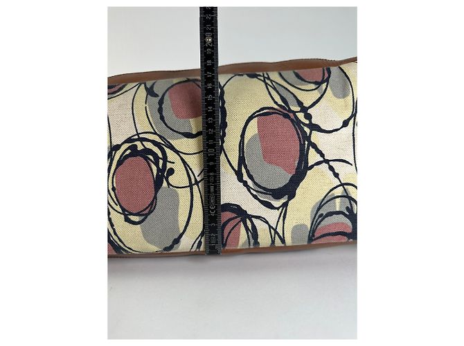 Vintage Marni Canvas Tote Bag Creme Beige - Ansicht 15