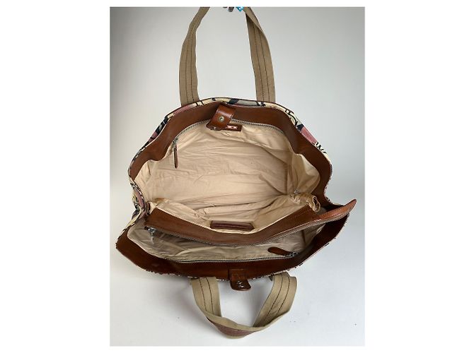 Vintage Marni Canvas Tote Bag Creme Beige - Ansicht 3