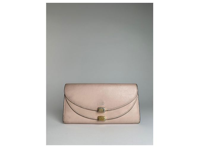 Chloé Vintage Chloe Grained Wallet Blush Golden - view 11