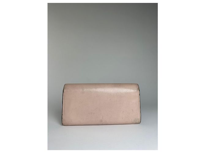 Chloé Vintage Chloe Grained Wallet Blush Golden - view 2