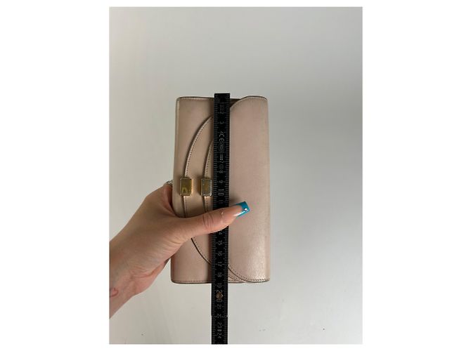 Chloé Vintage Chloe Grained Wallet Blush Golden - view 9