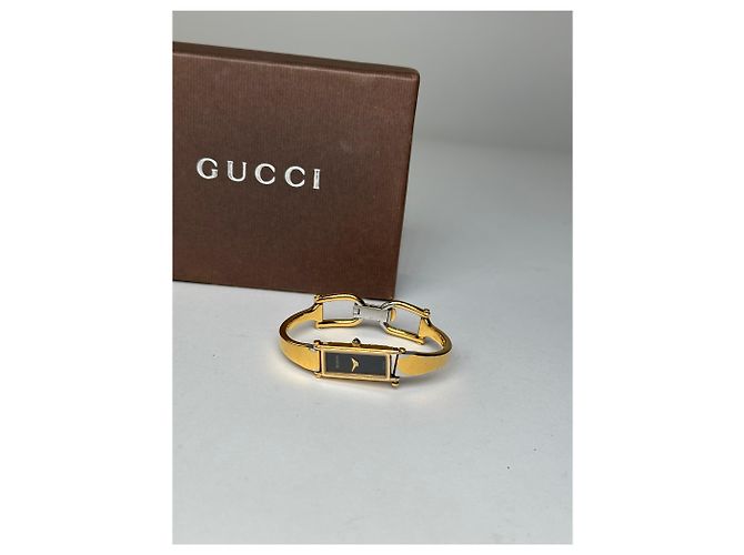 Bracciale in smalto vintage Gucci Y2K Oro Nero - vista 8