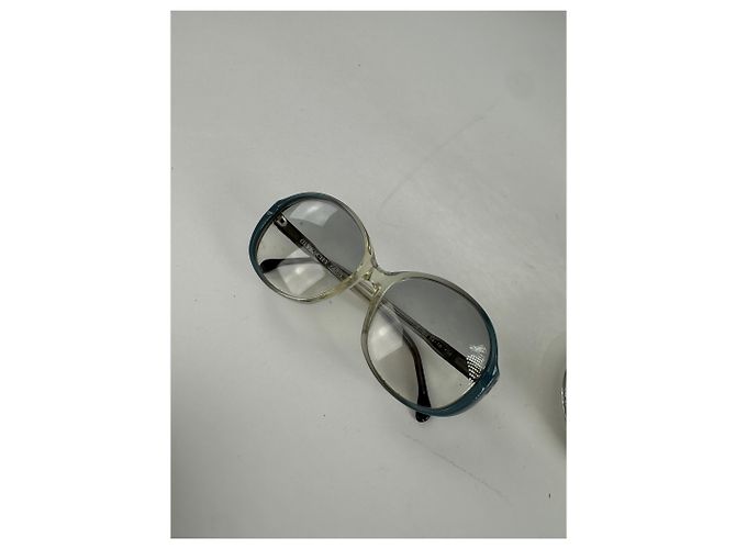 Occhiali da sole vintage Givenchy in acetato Y2K Blu Argento - vista 11