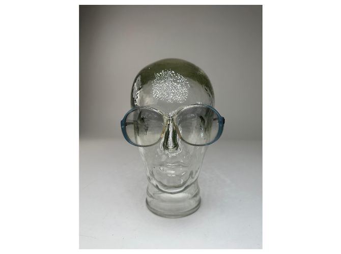 Occhiali da sole vintage Givenchy in acetato Y2K Blu Argento - vista 3