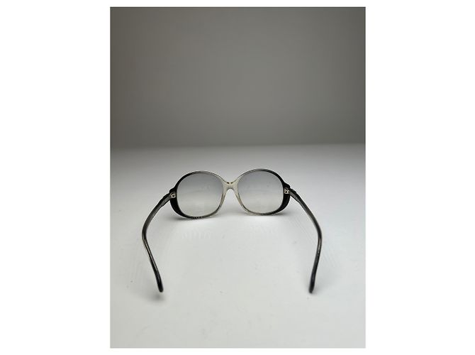 Occhiali da sole vintage Givenchy in acetato Y2K Blu Argento - vista 4