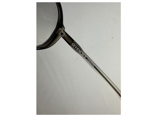 Occhiali da sole vintage Givenchy in acetato Y2K Blu Argento - vista 7