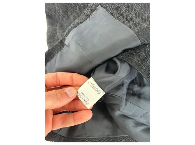 Vintage Balenciaga Textured Panel Jacket Y2K Black - view 6