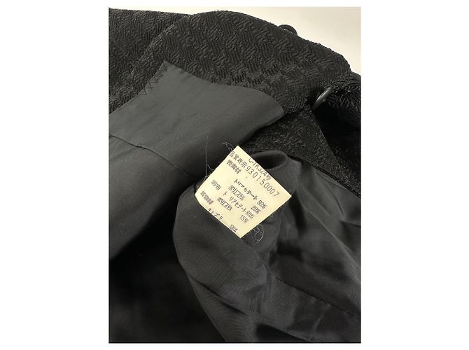 Vintage Balenciaga Textured Panel Jacket Y2K Black - view 7