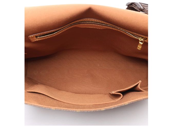 Bolsa Transversal Louis Vuitton Abbesses em Canvas Monogram Marrom M45257 - vista 12