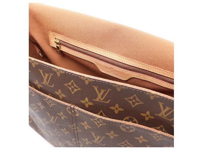 Bolsa Transversal Louis Vuitton Abbesses em Canvas Monogram Marrom M45257 - vista 15