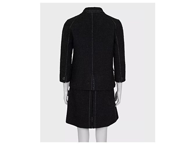 Louis Vuitton Brown Tweed Jacket & Skirt Set Sz.38 Pre-owned - view 3