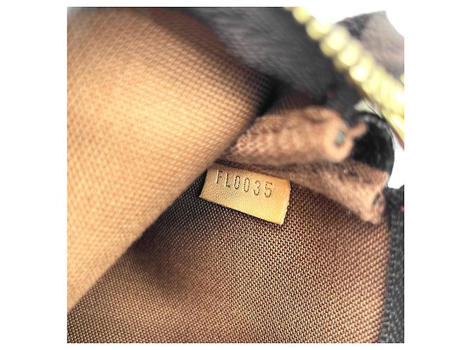 Borsa Louis Vuitton Pochette Accessoires Monogram Cherry Marrone - vista 6