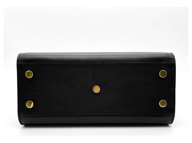 Saint Laurent Sac de Jour LOVE Applique Shoulder Bag Nero - vista 4