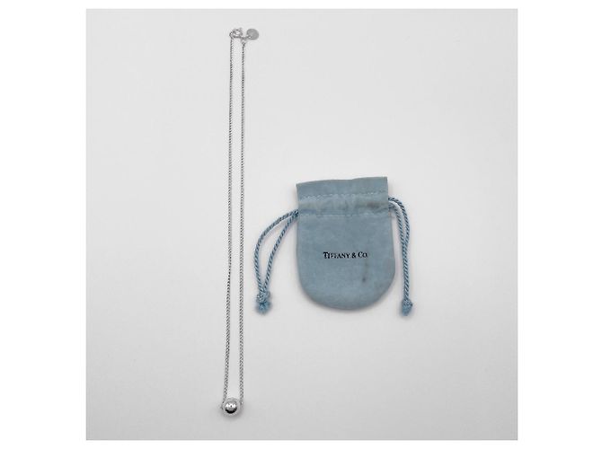 Collana Tiffany & Co. con pendente a sfera in argento - vista 7