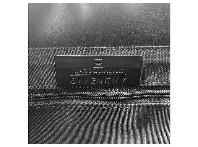 Givenchy Vintage Logo Schultertasche Schwarz - Ansicht 7