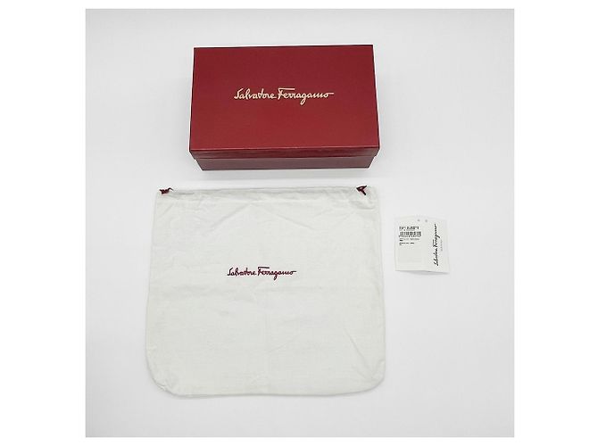 Borsa Salvatore Ferragamo Gancini Mini Pouch Nero - vista 10