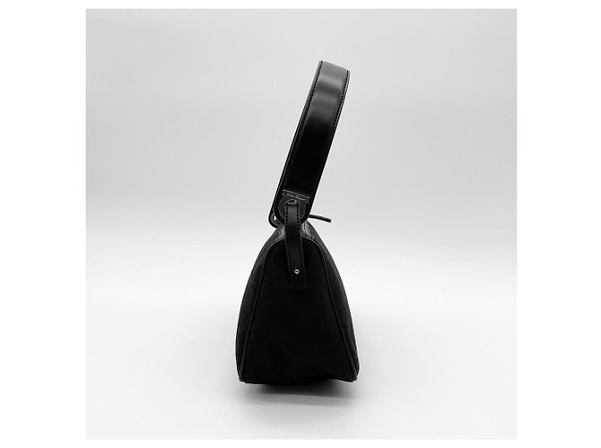 Borsa Salvatore Ferragamo Gancini Mini Pouch Nero - vista 3