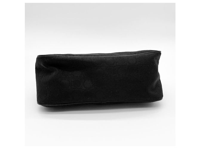 Borsa Salvatore Ferragamo Gancini Mini Pouch Nero - vista 6