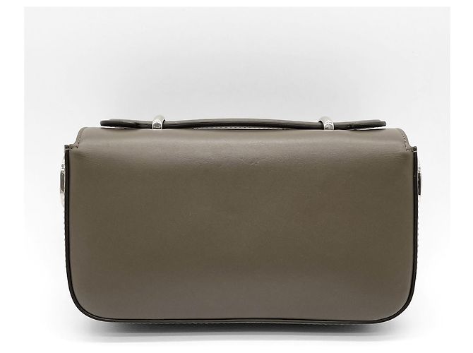 Borsa a tracolla Gucci in pelle marrone - vista 2