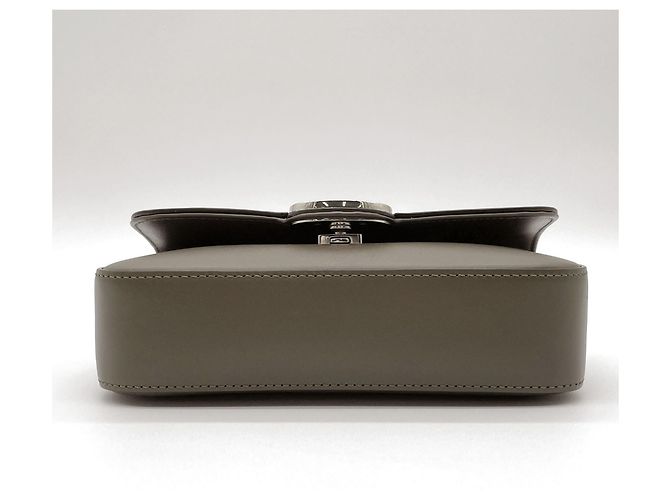 Borsa a tracolla Gucci in pelle marrone - vista 5