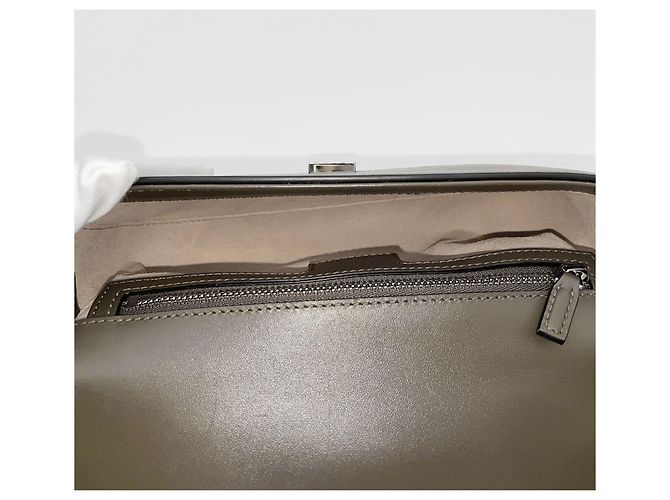 Borsa a tracolla Gucci in pelle marrone - vista 7