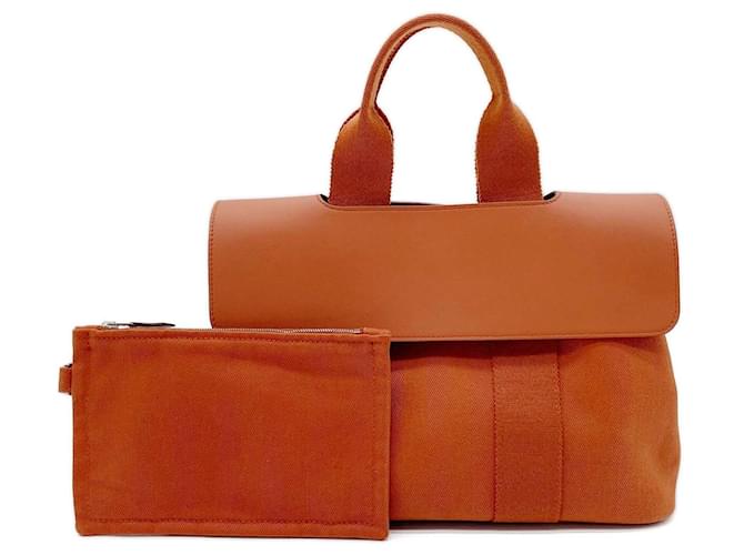 Hermès Borsa Hermes Valparaiso Marrone - vista 2