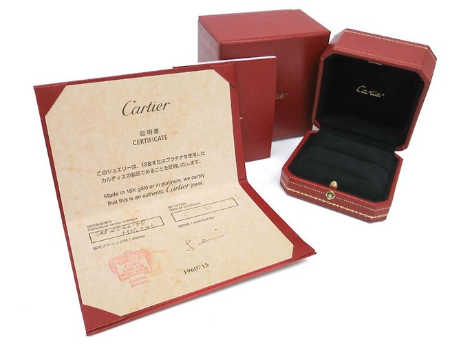 Anello Cartier Trinity in oro giallo rosa e bianco 18K D'oro - vista 8
