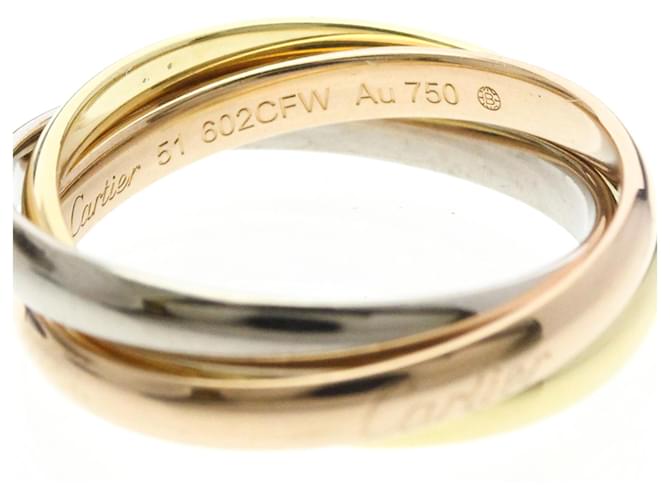 Anello Trinity Cartier D'oro - vista 8