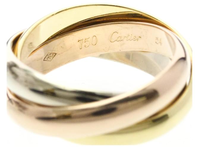 Anello Trinity Cartier D'oro - vista 7