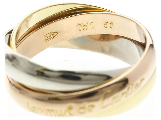 Anello Trinity di Cartier in Oro 18K D'oro - vista 7