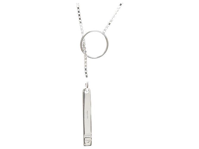 Collana lariat GUCCI in oro bianco 18K Argento - vista 2